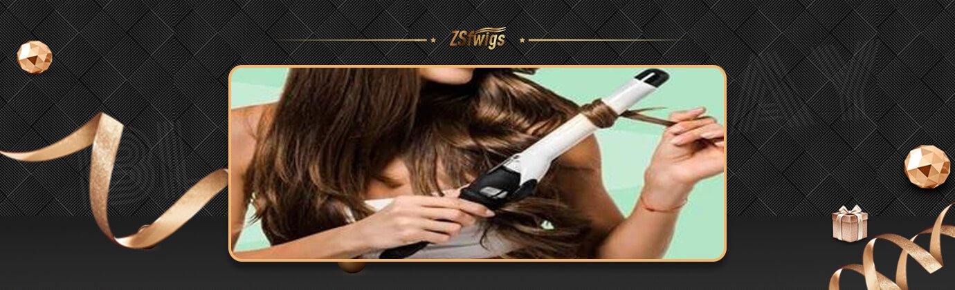 How To Straighten Curly Hair with Straightening Iron - zsfwigs