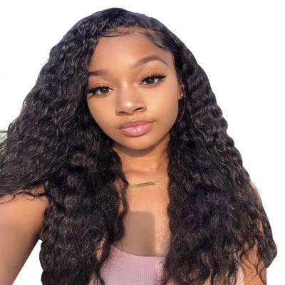 13x6 Brazilian curly lace front wigs human hair 150% density - zsfwigs