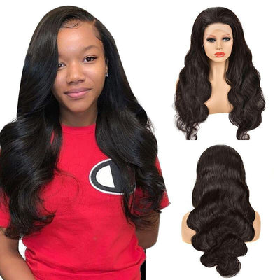 Body wave 150% density Brazilian 13x4 lace front wig human hair - zsfwigs