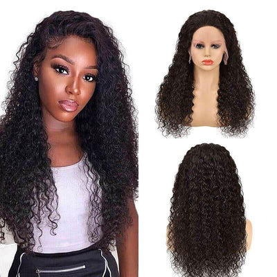 13x4 Brazilian curly human hair lace front wig 150% density - zsfwigs