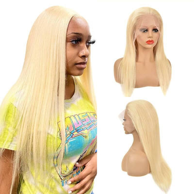 613 blonde Malaysian 13x6 lace front human hair wigs - zsfwigs