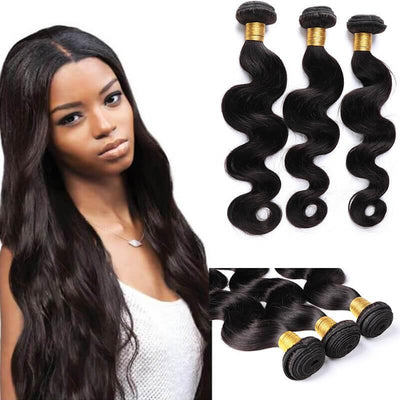 Body wave Malaysian human hair extensions 3pcs lot - zsfwigs